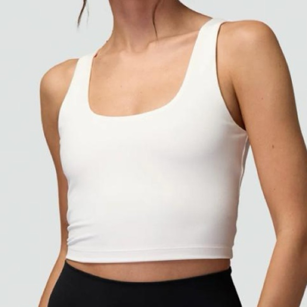 Spiritual Gangster Indie Crop Tank in White